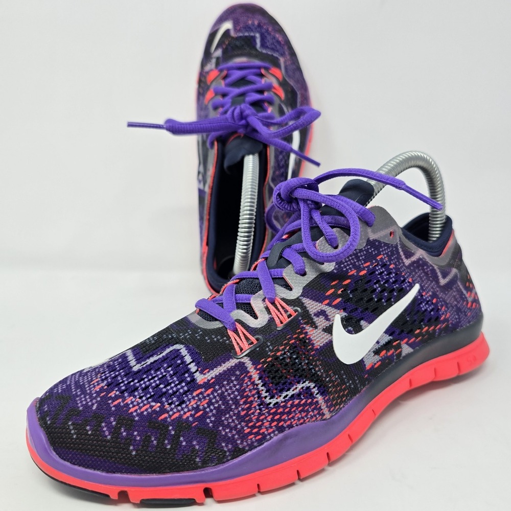 Nike Free 5.0 TR Fit 4 Womens Training Shoes Purple Pink 629832-402 Size 6.5 - Picture 4 of 16